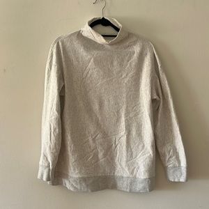 Theory - White/Grey Mock-neck (S/M)